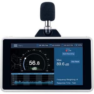 Desktop/Wall Mount Sound Level Meter - A/C, 30 - 130 dB, Data Logging, 50 dB, 0.1 dB, 500 mS, 31.5 Hz to 8 kHz