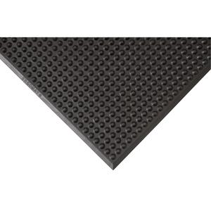 Nitril Antifatigue Mats - 3', 4', 1/2", Black, Rubber, Dry, Solid, Textured