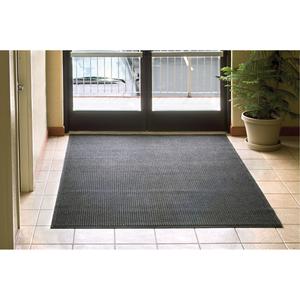 Waterhog® Fashion Matting - 2', 3', Wiper/Scraper, 3/8", Charcoal, Polypropylene, Heavy-Duty, Waffle