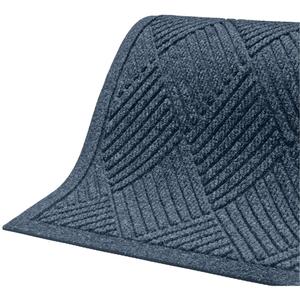 Waterhog® Eco Premier Fashion Matting - 6', 8', 16', Wiper/Scraper, 3/8", Indigo, P.E.T. Fibre, Heavy-Duty, Textured