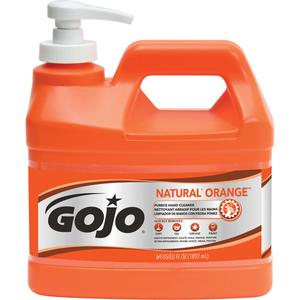 Natural Orange™ Hand Cleaner - Pumice, 1.89 L, Pump Bottle, Orange/Citrus, 4
