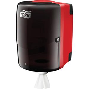 M-Box Centre-Feed Towel Dispensers - Red and Black, 11", 13", 10"