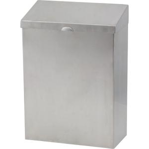 Health Gards® Metal Menstrual Care Receptacle - (1) Receptacle; (2) Metal Phillips Pan Screws 1/4" X 1-1/2", Stainless Steel