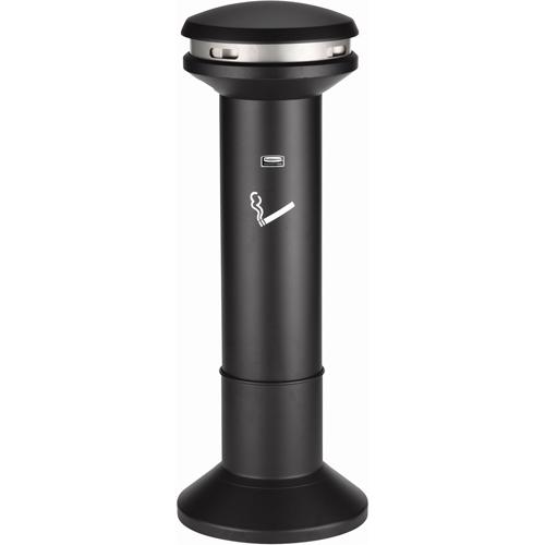 Infinity™ Smoking Management Solutions - Free-Standing, 6.7 gal., Metal, 39-4/5", Black, 15.4"