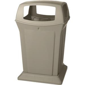 Ranger® Containers - 45 US gal., Polyethylene, 4 openings, 41.5", 24.8", 24.8"