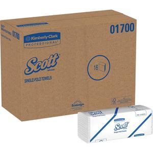 Scott® Single Fold Towels - 1, 9-3/10", 10-1/2", 250