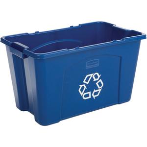 Recycling Boxes - Curbside, 18 US gal., Blue