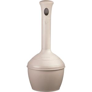 Elite™ Smokers Cease Fire® Ashtray - Free-Standing, 4 US gal., 38", Sierra Tan, 12"