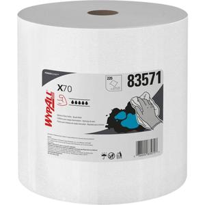 Wipers in a Bucket - Heavy-Duty, 13", 10", White, 660, 3, Refill Roll