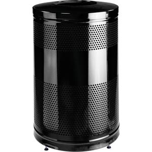 Classic Series Outdoor Waste Containers - 51 US gal., Metal, 24.5", 35.5", 35" x 50"