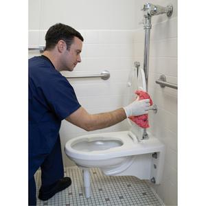 Hygen™ Cleaning Cloth - Microfibre, Red, 16" x 16"