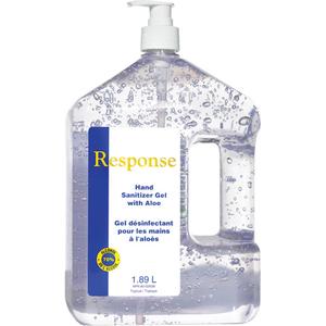 Response® Hand Sanitizer Gel with Aloe - 70%, Pump Bottle, 1890 ml, Unscented