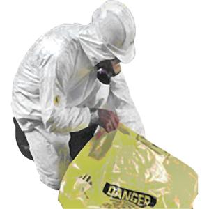 Sure-Guard™ Hazardous Waste Removal Liners - Asbestos, 40", 26", Yellow, 100, 3X Strong, 3 mil