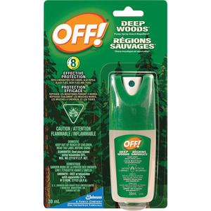 OFF! Deep Woods® Insect Repellent - Spray, 25% DEET, 30 ml, Bottle, 12 Bottles