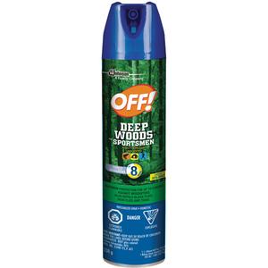 OFF! Deep Woods® Sportsmen Insect Repellent - Aerosol, 30% DEET, 230 g, Can, 12 Cans