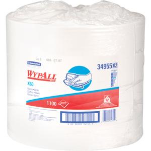 X60 Wipers - Utility, 13-2/5", 12", White, Jumbo Roll, JC247, 1100/roll