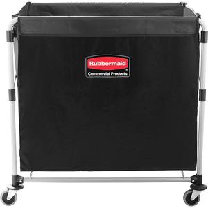 Collapsible X-Cart - 24", 34", 36", Steel, 10 cu. Ft., 220 lbs., Black