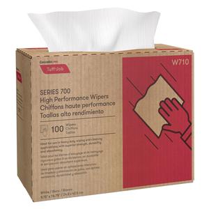 Pro Tuff-Job™ Wipers - Heavy-Duty, 9-3/4", 16-1/4", White, 9.75", 16.75", 100