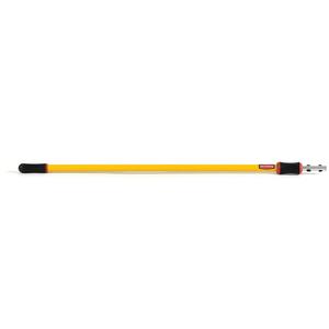 Hygen™ Handle - Telescopic, Aluminum, 4' - 8', 1-1/2", Quick-Connect, Wet Mop, Yellow