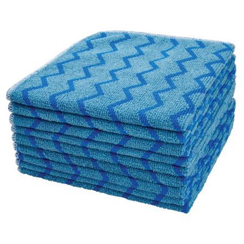 Hygen™ Cleaning Cloth - Microfibre, Blue, 16" x 16"