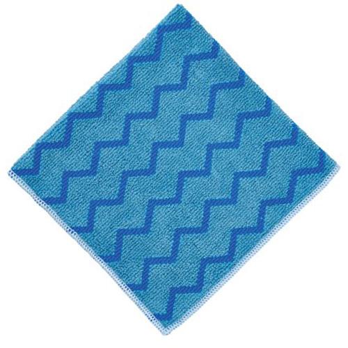 Hygen™ Cleaning Cloth - Microfibre, Blue, 16" x 16" - Image 2