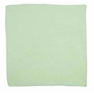 Light-Duty Cleaning Cloth - Microfibre, Green, 16" x 16"