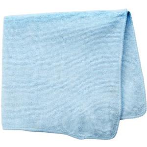 Light Commercial Cleaning Cloth - Microfibre, Blue, 16", 16"