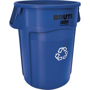 Collection Recycling Container - Bulk, 20 US gal., Plastic, 30" x 38"