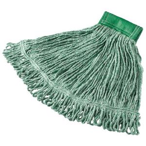 Super Stitch Wet Mop - Floor Finishing, 15.7 oz., Loop, Cotton/Yarn, Green, 5"