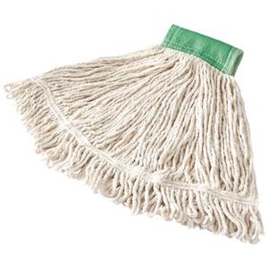 Super Stitch Wet Mop - Floor Finishing, 15.7 oz., Loop, Cotton/Yarn, White, 5"