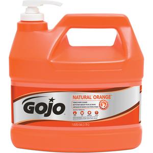 Natural Orange™ Hand Cleaner - Pumice, 3.78 L, Pump Bottle, Orange/Citrus