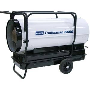 Tradesman® Forced Air Heater - Fan, Kerosene, 650,000 BTU/H, 650,000 BTU/H, 650,000, 50 US gal., 816.5, 7.1
