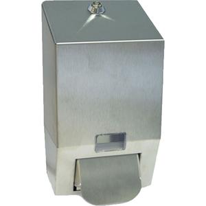 Stainless Steel Soap Dispenser - 1000 ml, Push, Cartridge Refill