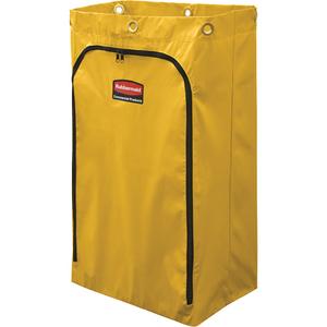 Janitor Cart Replacement Bag - 24 gallon, Yellow
