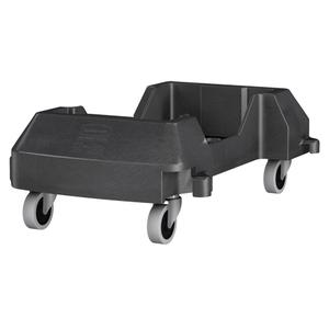 Slim Jim® Trolley - 11" x 20", Polypropylene, Black, 23.8", 13.5", 8.37"