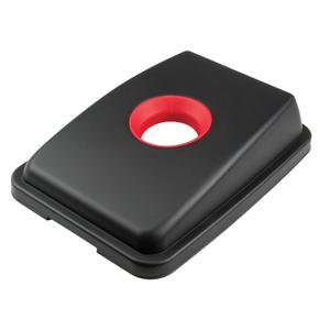 Waste Classification - Lid - Plastic, Open Lid, 17-1/4" x 12-1/2", Round, 1 Year Limited