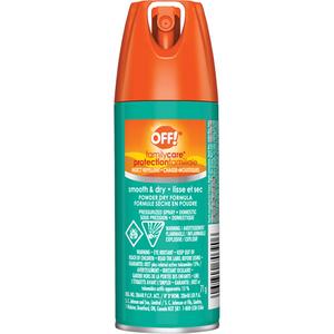 OFF! Family Care® Insect Repellent - Aerosol, 15% DEET, 2.5 oz., Can, 12 Cans