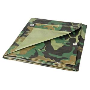 Tarp - 6 mils, Polyethylene, Camouflage, Heavy-Duty