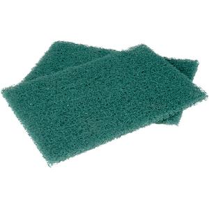 Scotch-Brite™ Hand Pads - Scrubbing, 9", 6", Green, Box, 12 Pads