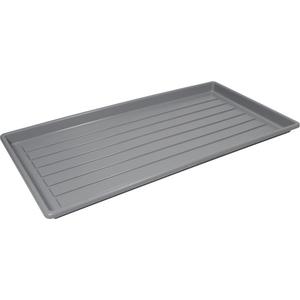 Wet Shoe/Boot Tray - 27", 14", Grey, Plastic, 6 Trays