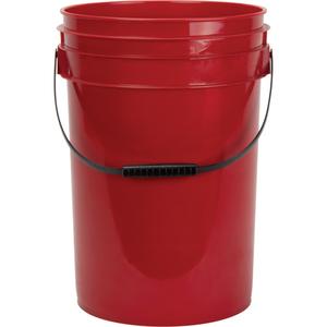 General-Purpose Pail - Plastic, 5 gal., Red
