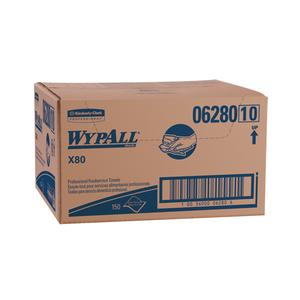 X80 Foodservice Towels - Specialty, 12", 23-1/2", 150 sheets, Case, White