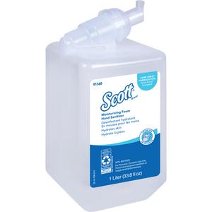 Scott® Pro™ Moisturizing Foam Hand Sanitizer - 62%, Cartridge Refill, 1000 ml, Scented, 1L, Case, 6 refills