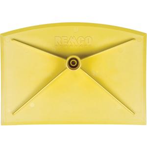 Food Hygiene Scraper - 8", 11-1/4", Yellow, Nylon, 2"
