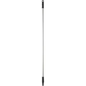 Handle - Standard, Aluminum, 50", 1", Euro Threaded, Black, Broom/Squeegee/Scraper, Polypropylene