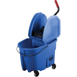 WaveBrake® Mop Bucket & Wringer Combo Pack - Blue, Down Press, 8.75 US Gal.(35 Quart)