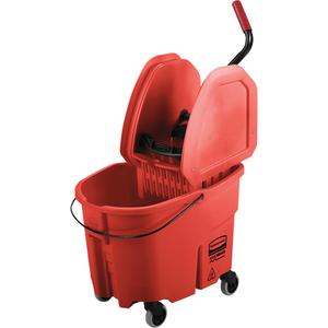 WaveBrake® Mop Bucket & Wringer Combo Pack - Red, Down Press, 8.75 US Gal.(35 Quart)
