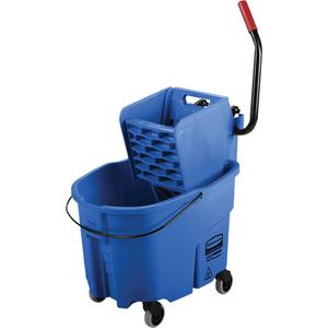WaveBrake® Mop Bucket & Wringer Combo Pack - Blue, Side Press, 8.75 US Gal.(35 Quart)