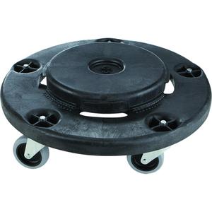 Brute® Quiet Dolly - 26-1/2" Dia., Polyethylene, Black