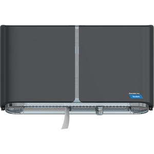 Pro Tandem™ Double Roll Jumbo Toilet Paper Dispenser - Multiple, 20.5", 5.6", 12", Dark Grey